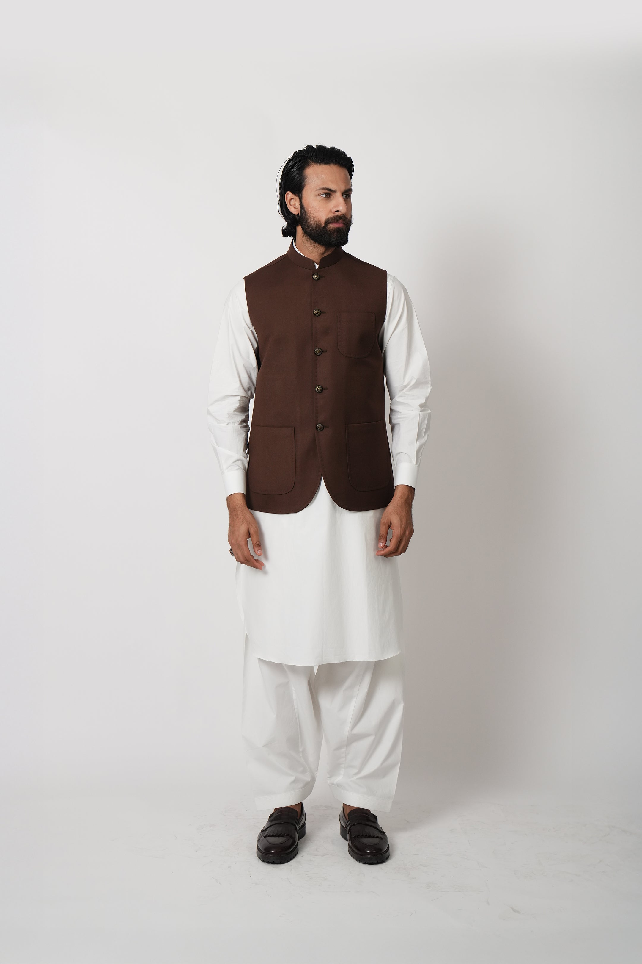 Dark Brown waistcoat