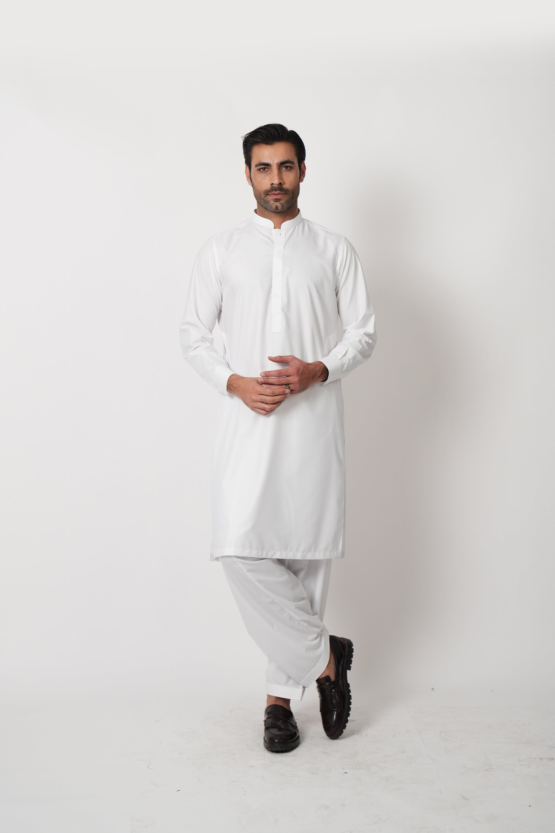 White Wash n wear Shalwar Kameez