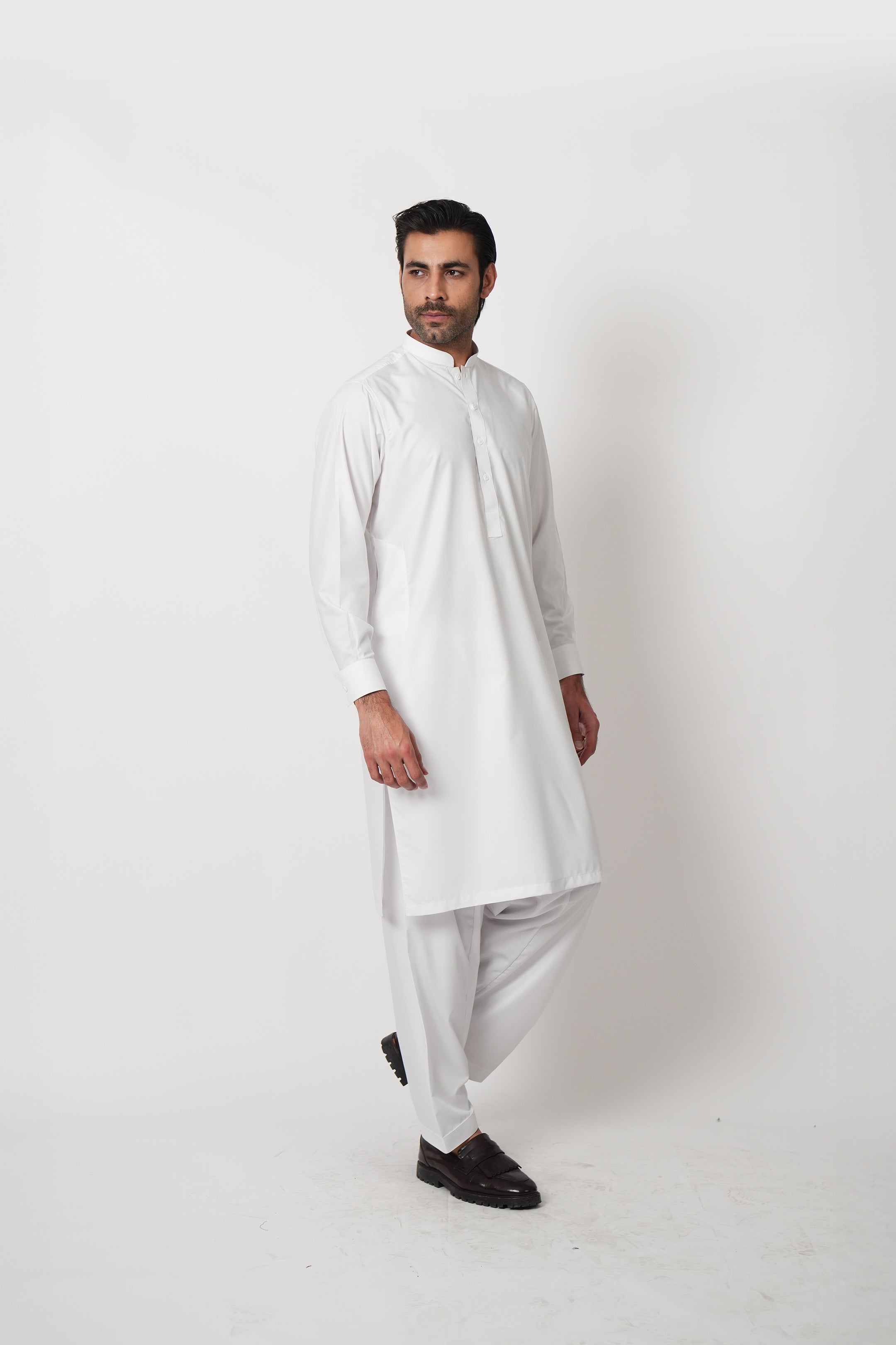 White Wash n wear Shalwar Kameez