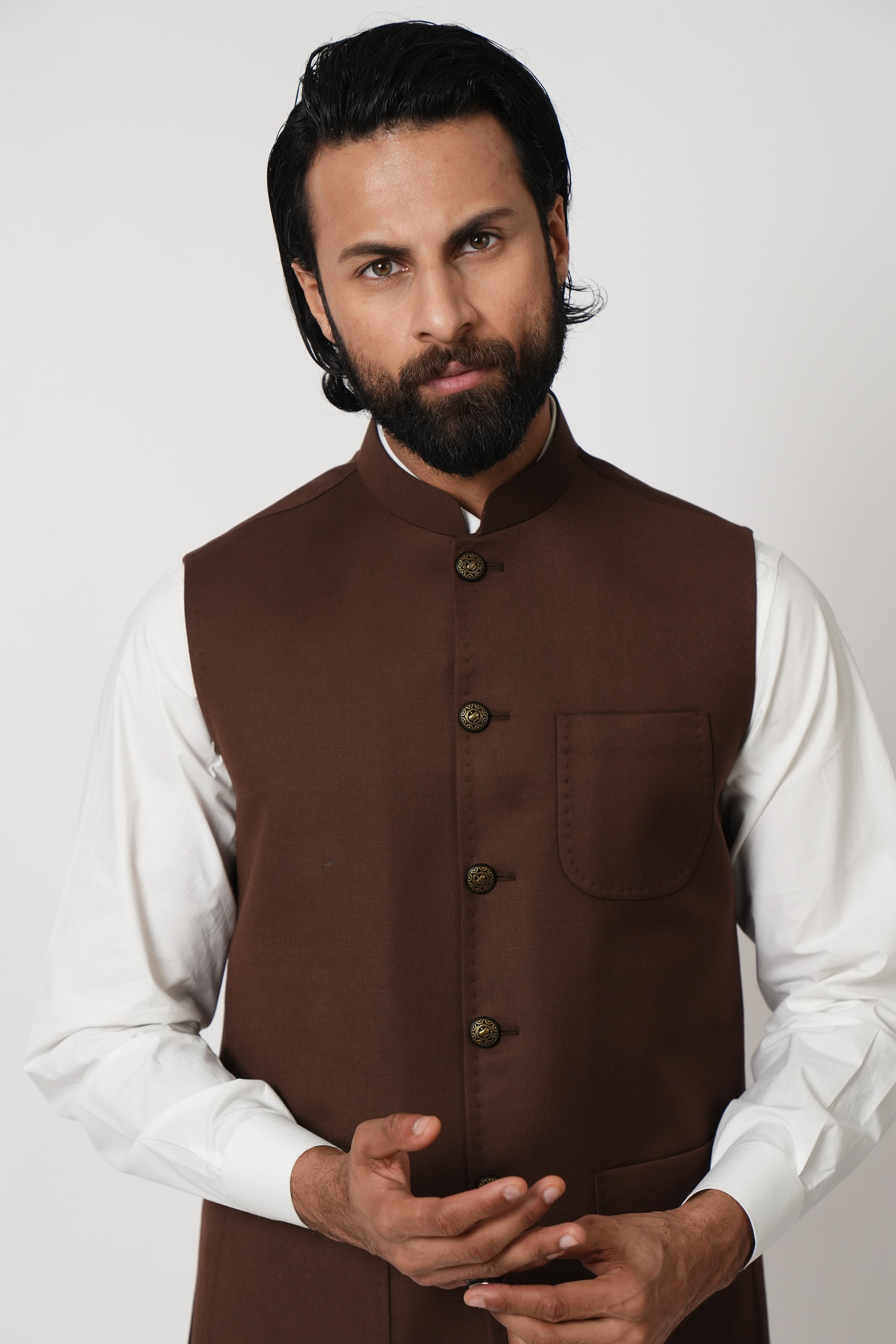 Dark Brown waistcoat