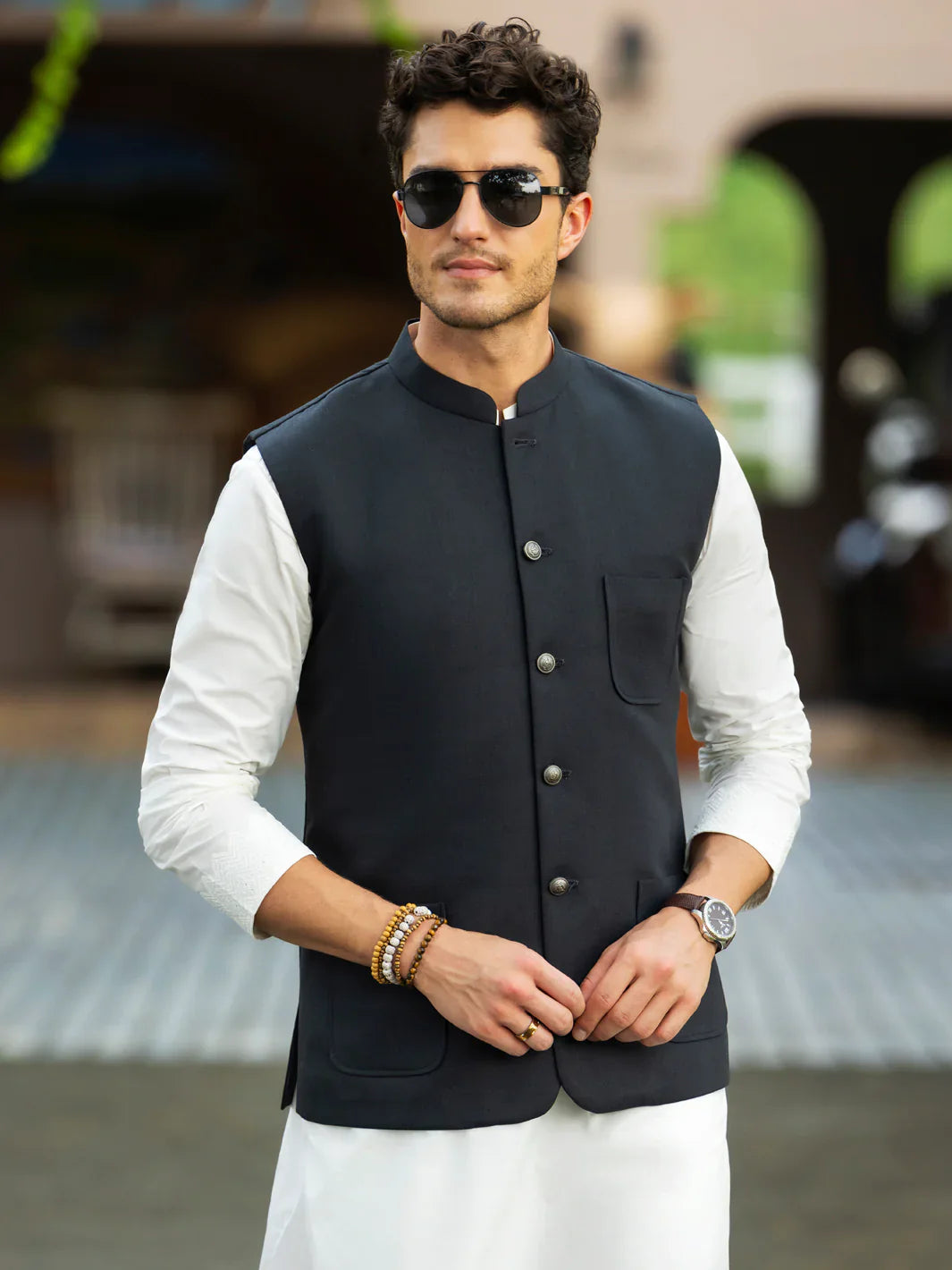 Grey Blended Waistcoat - ALET-WC-1002-R2