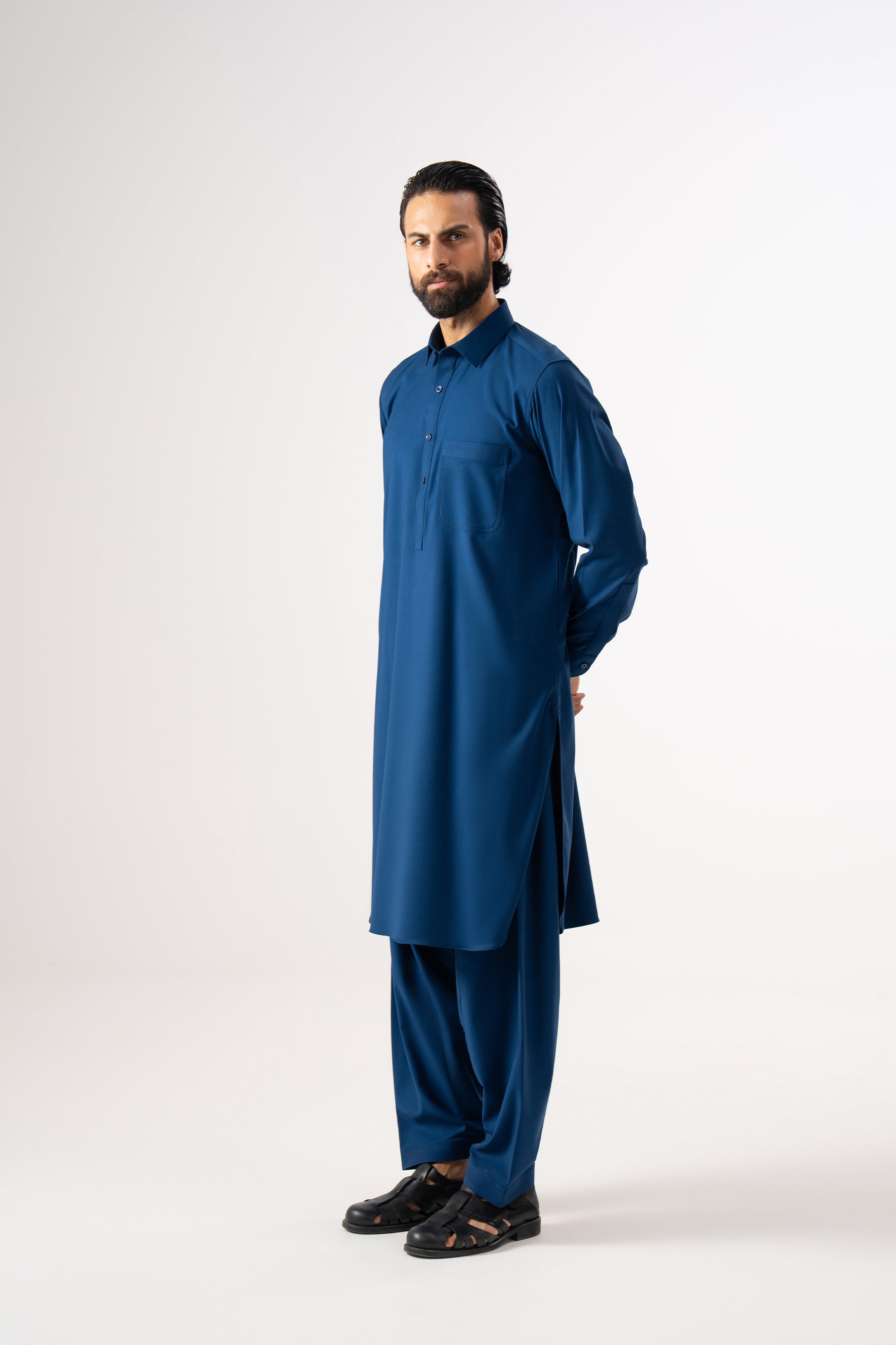 Midnight Blue Shalwar Kameez