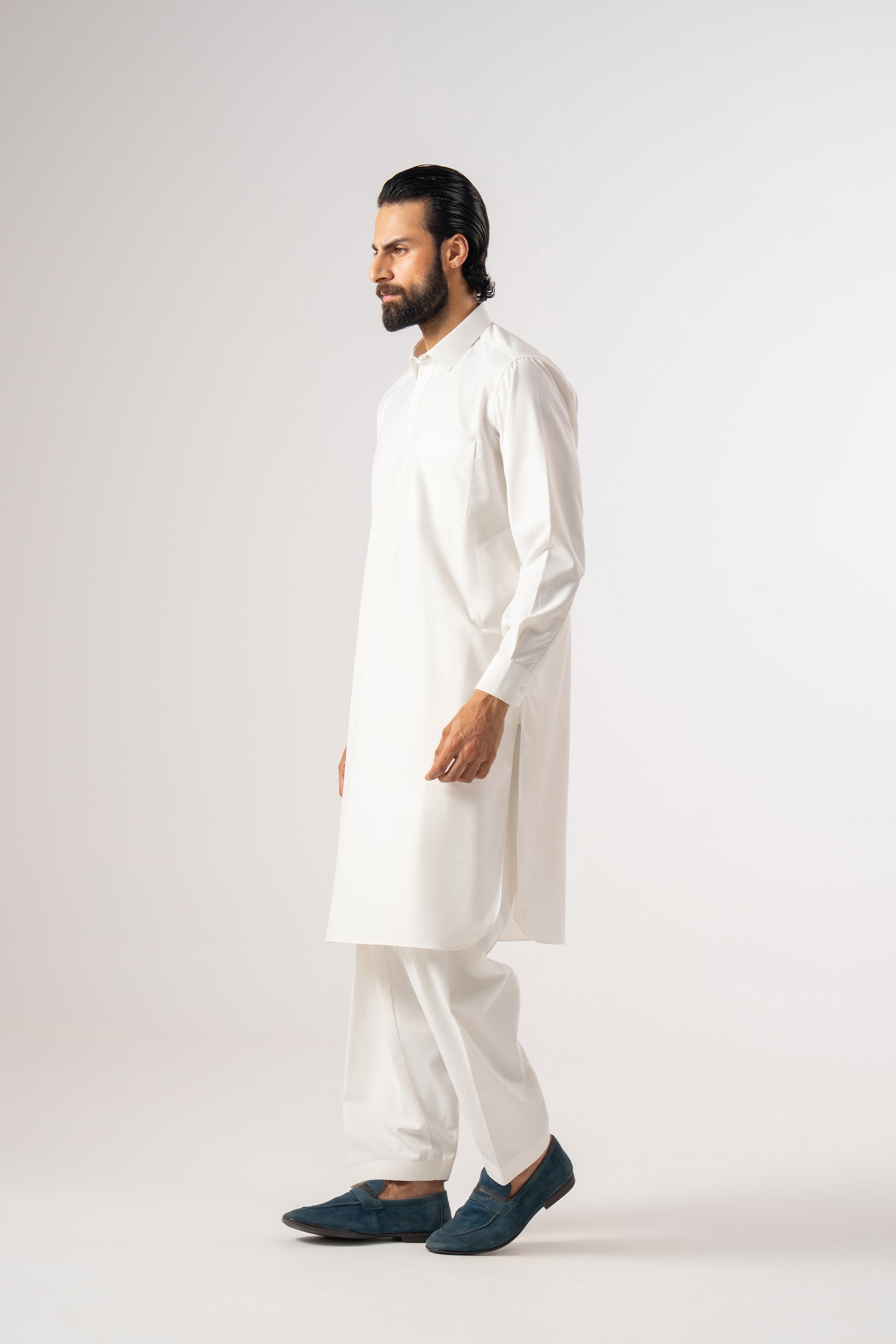 White Shalwar Kameez