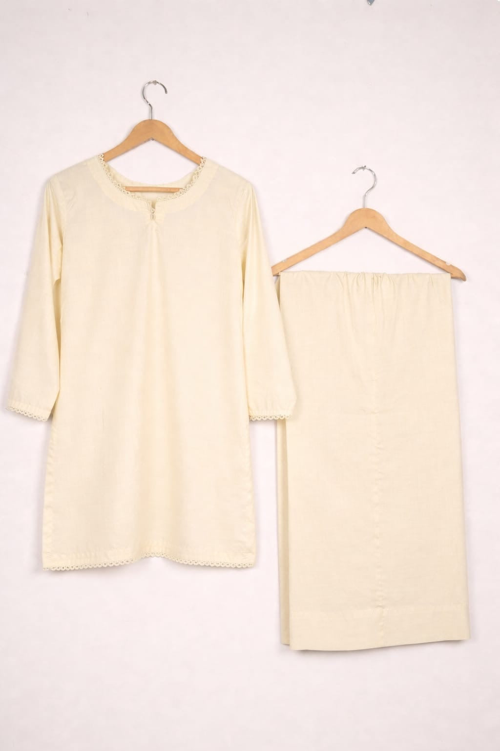 2 Piece Plain Lawn Suit