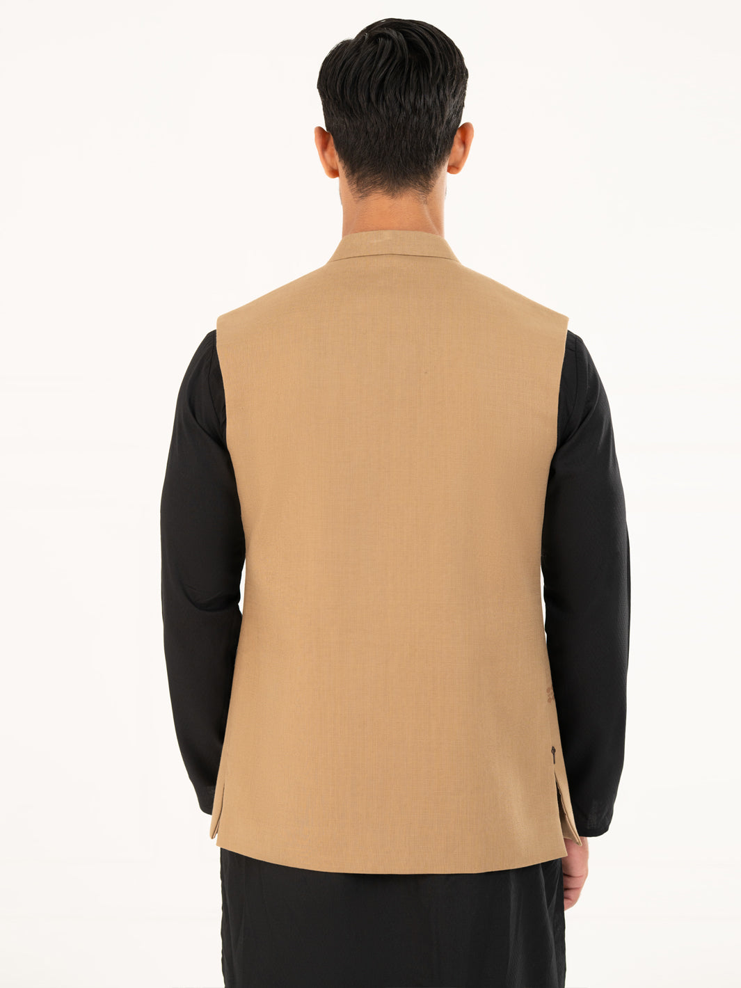 Beige Cotton Waistcoat - AL-WC-613