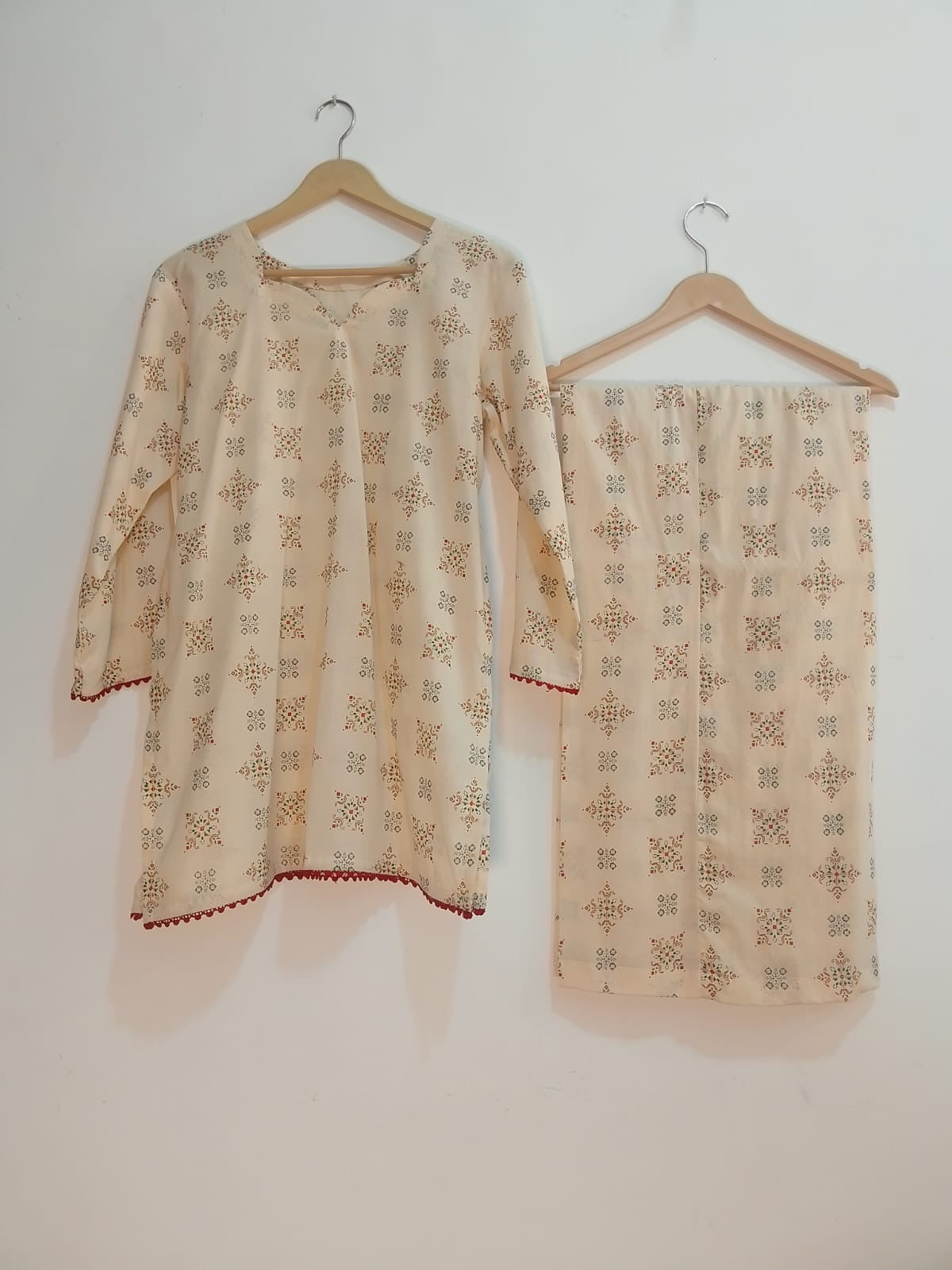 2 Piece Print Lawn Suit