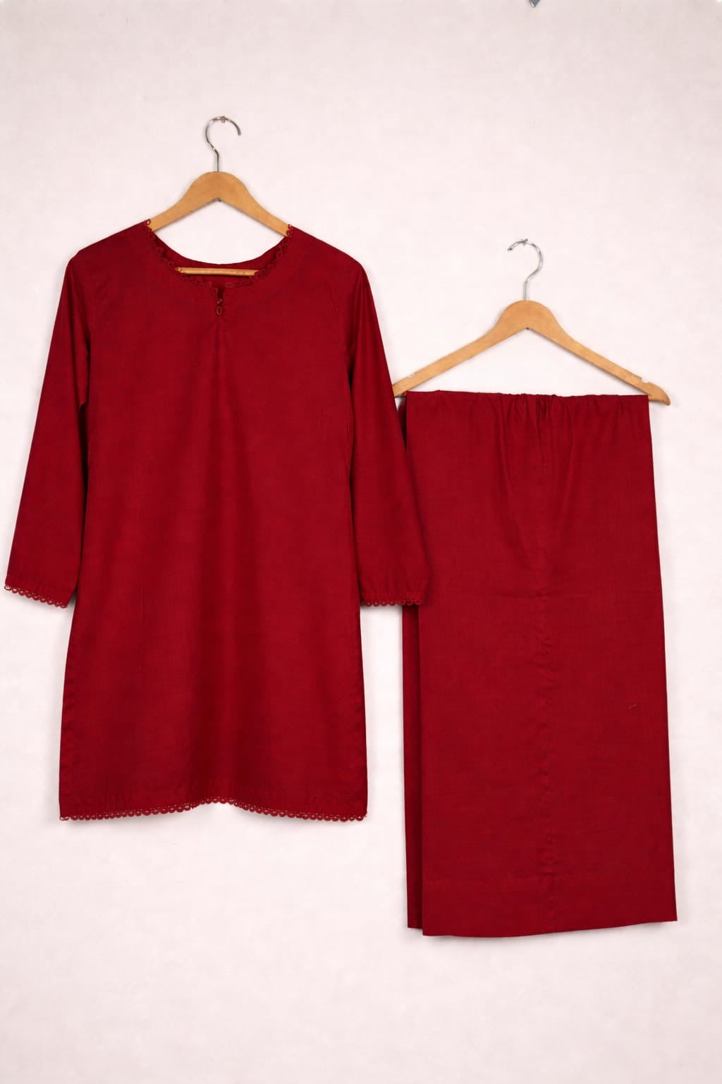 2 Piece Plain Lawn Suit