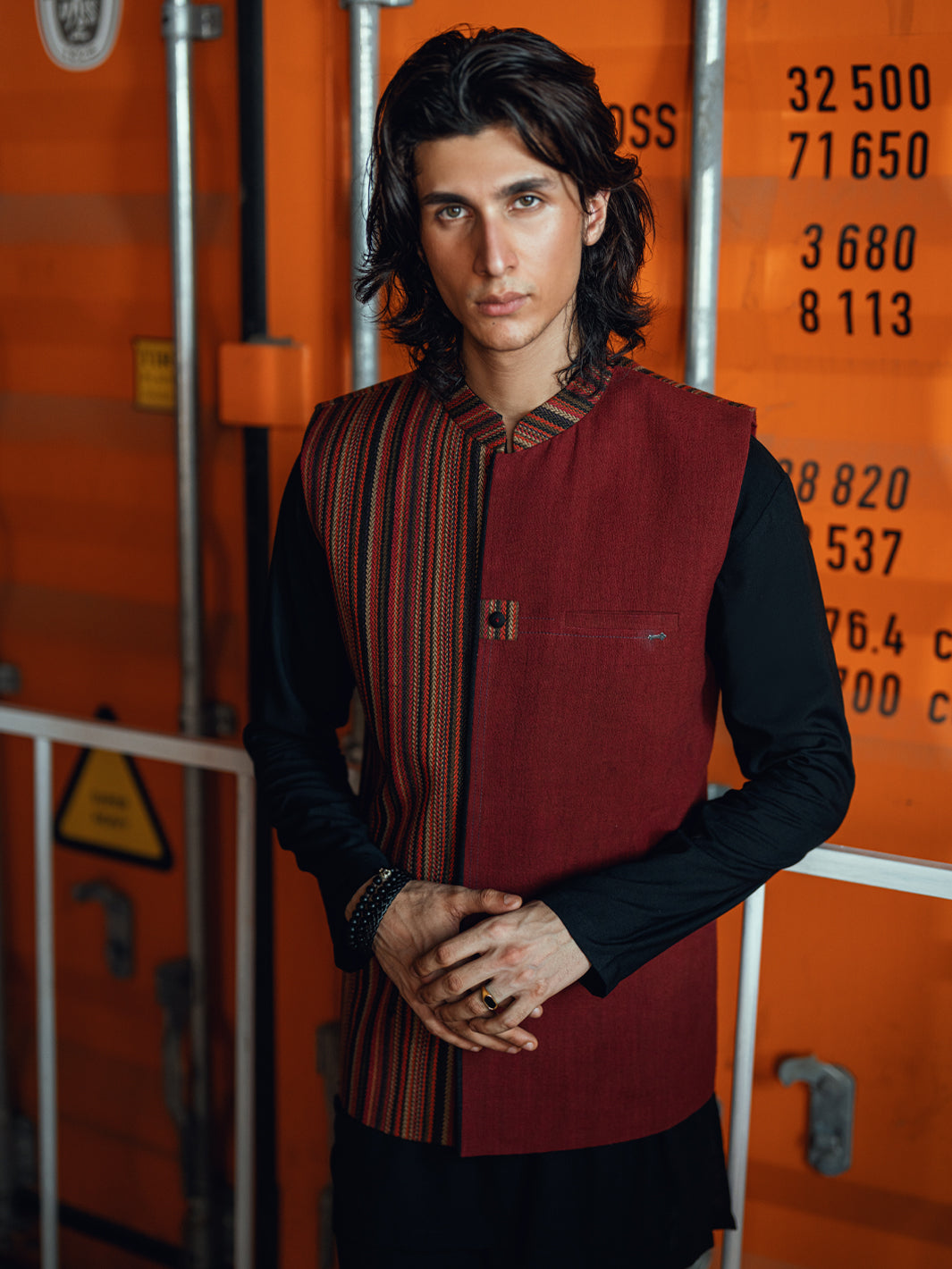 Maroon Formal Waistcoat - AL-WC-495