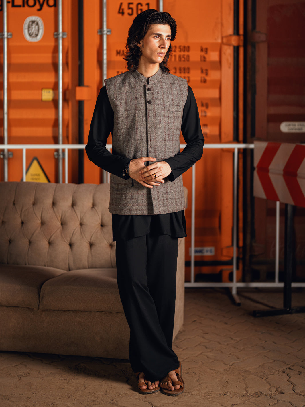 Grey Formal Waistcoat - AL-WC-600