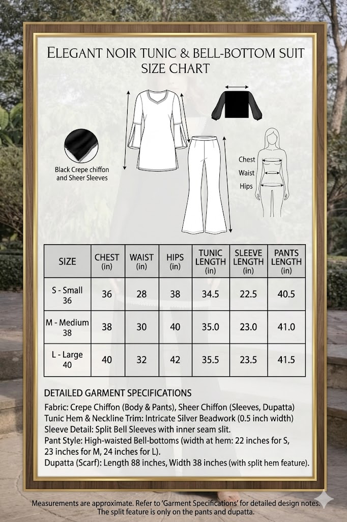 Midnight Black Grace Chiffon Dress