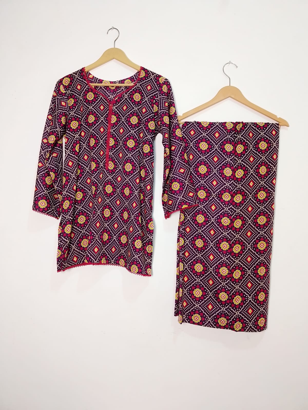 2 Piece Print Lawn Suit