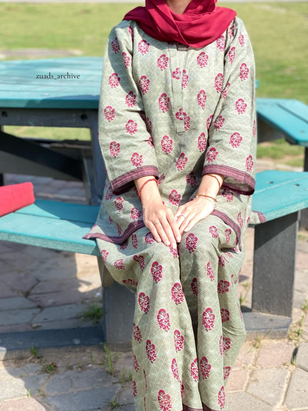 2 Piece Print Lawn Suit