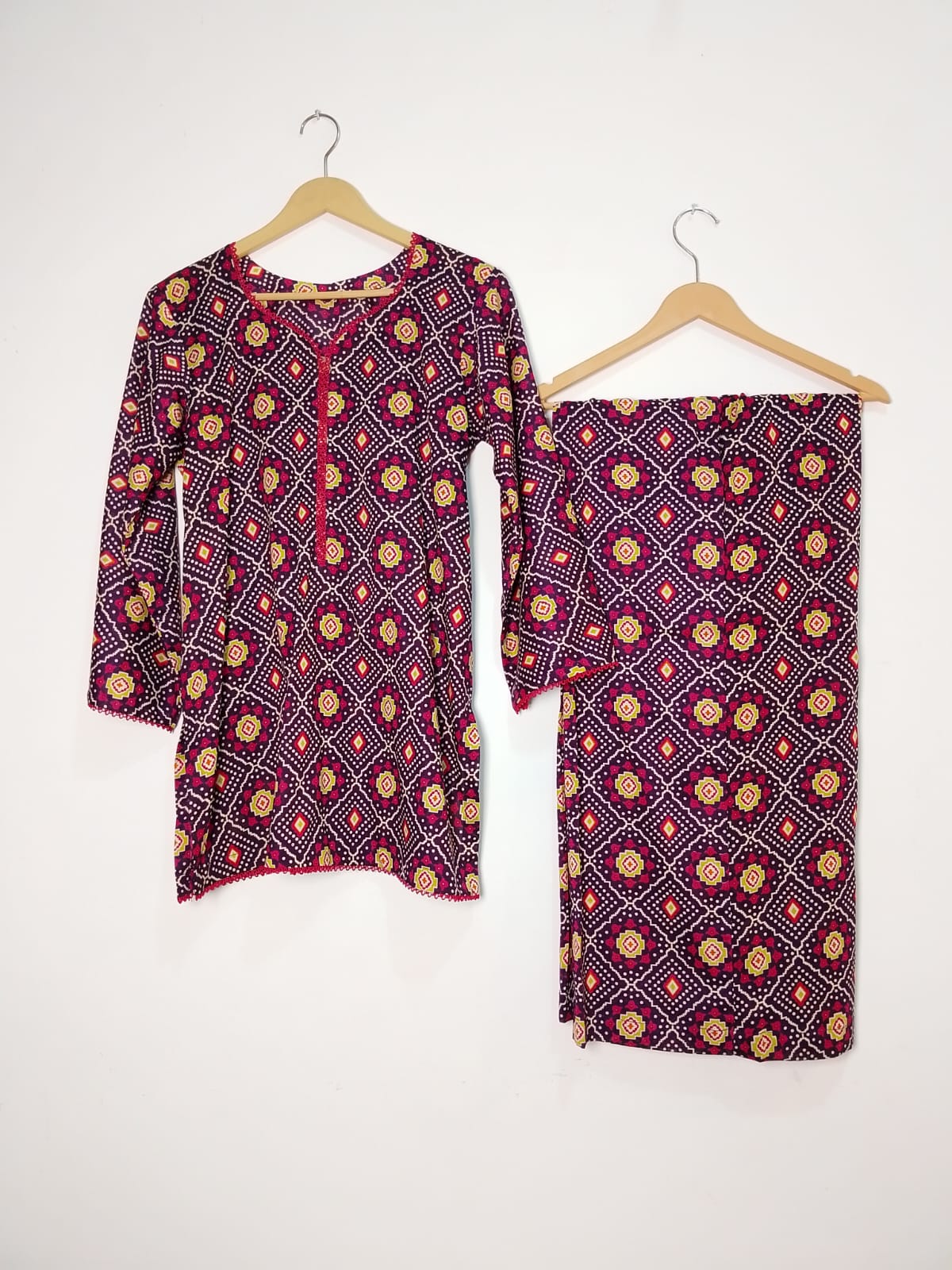 2 Piece Print Lawn Suit