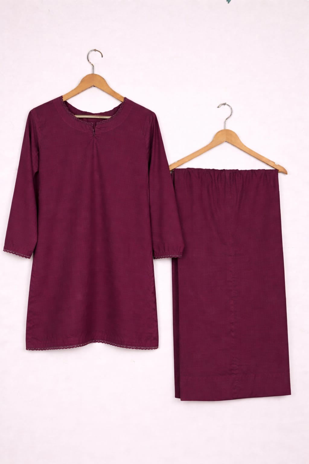 2 Piece Plain Lawn Suit